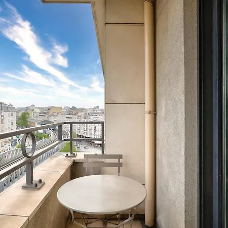 Apartamento 1br Flat With Balcony View Of The Eiffel Tower *